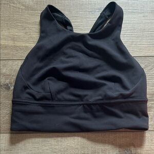 Lululemon Women's Black Sports Bra. Size 6